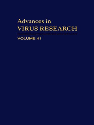 cover image of Advances in Virus Research